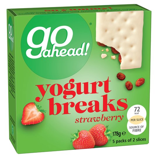 Go Ahead Yogurt Breaks Strawberry 178g