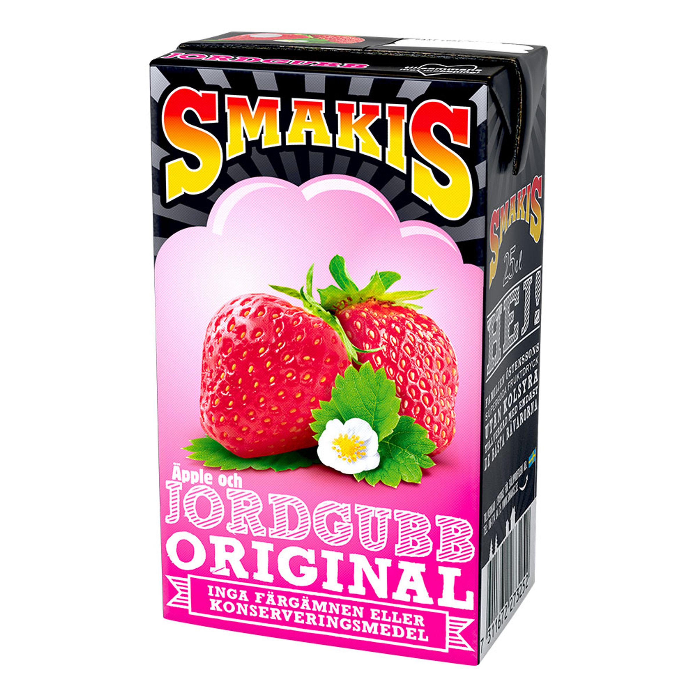 Smakis Jordgubb Original - 25 cl