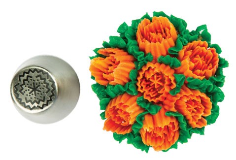 Silikomart Blomtyll 38, rysk tyll