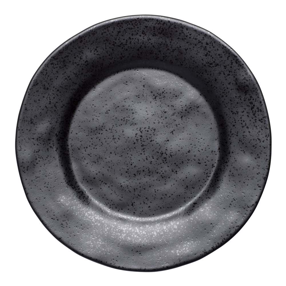 Table Top Stories - Mist Tallrik flat 22 cm Svart