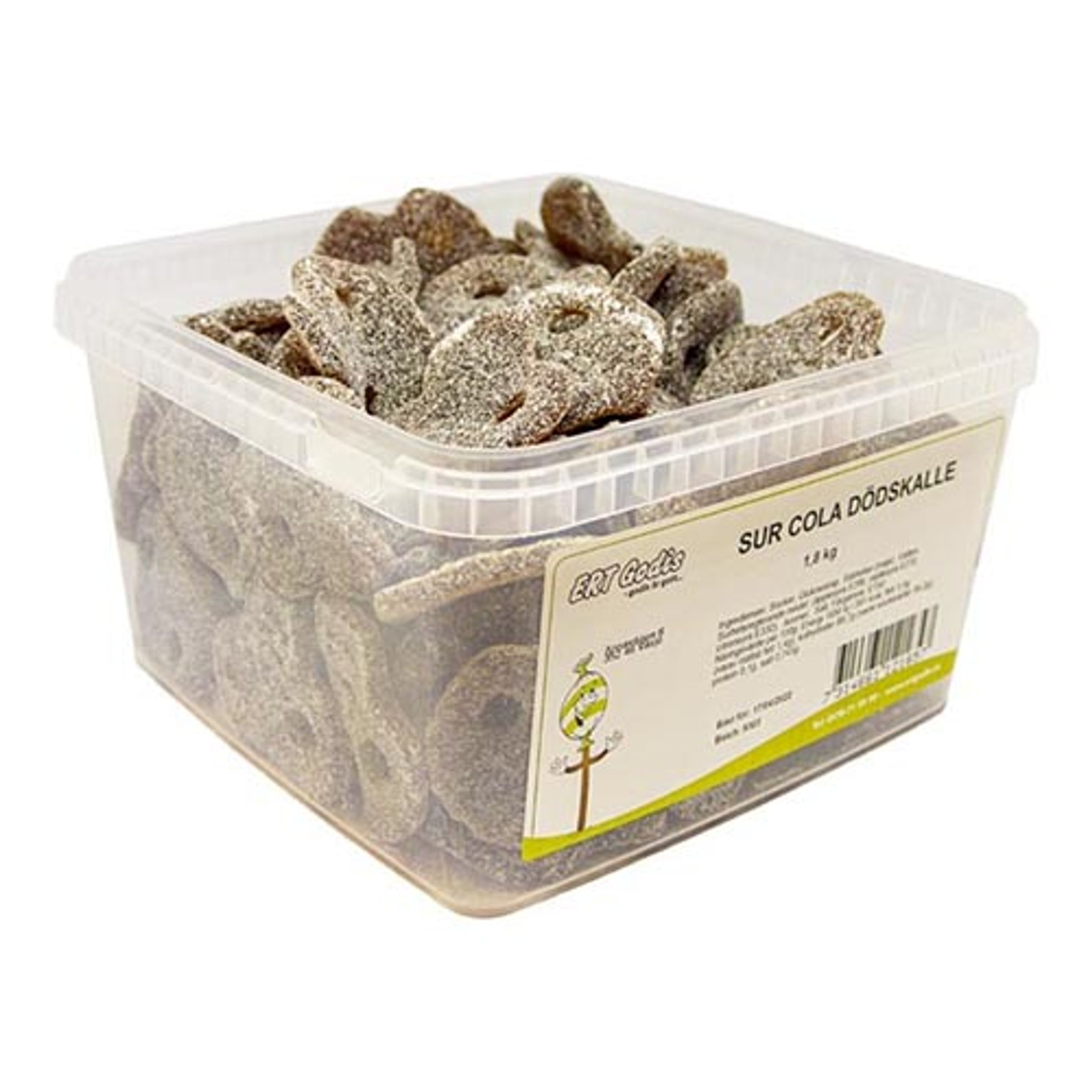 Sur Coladöskalle Lösvikt i Burk - 1.8 kg