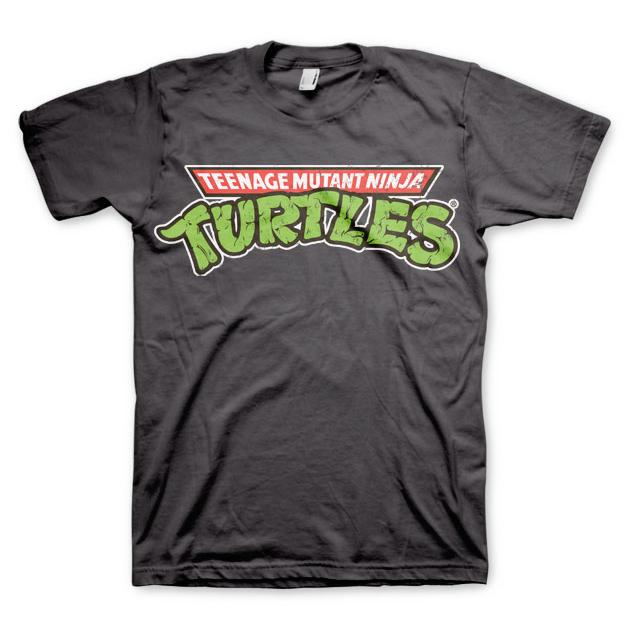 TMNT - Classic Logo T-Shirt Mörkgrå