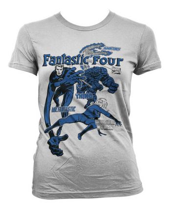 Fantastic Four Dammodell T-Shirt