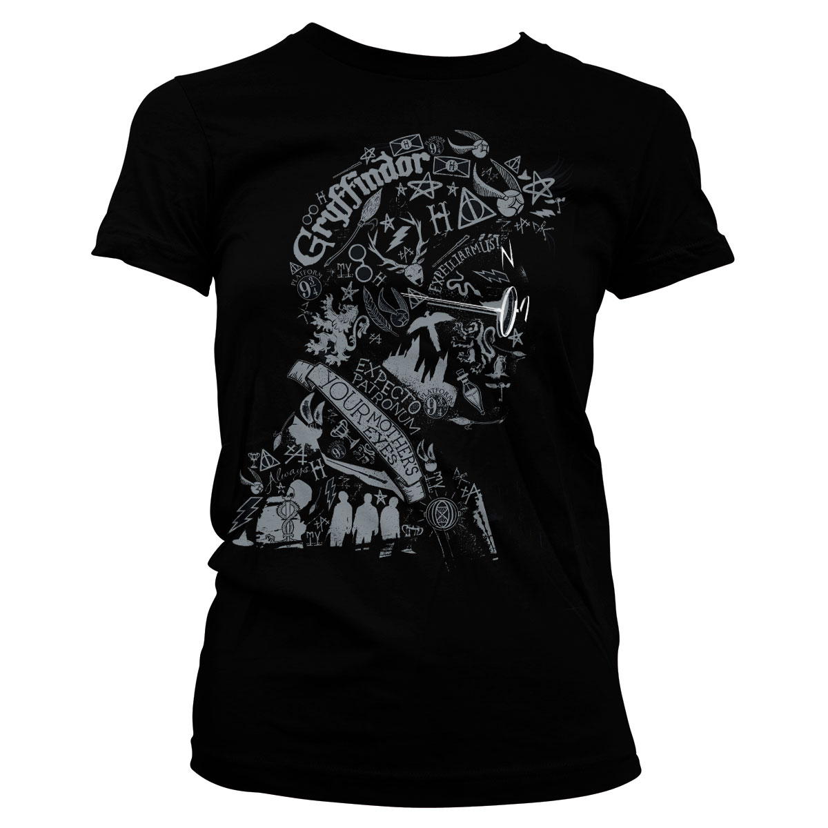 Harry Potter Wordings And Symbols Dam T-shirt