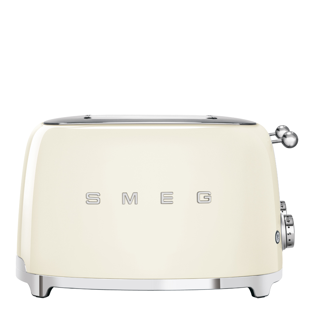 Smeg - 50's Style Brödrost kvadrat 4 skivor Creme
