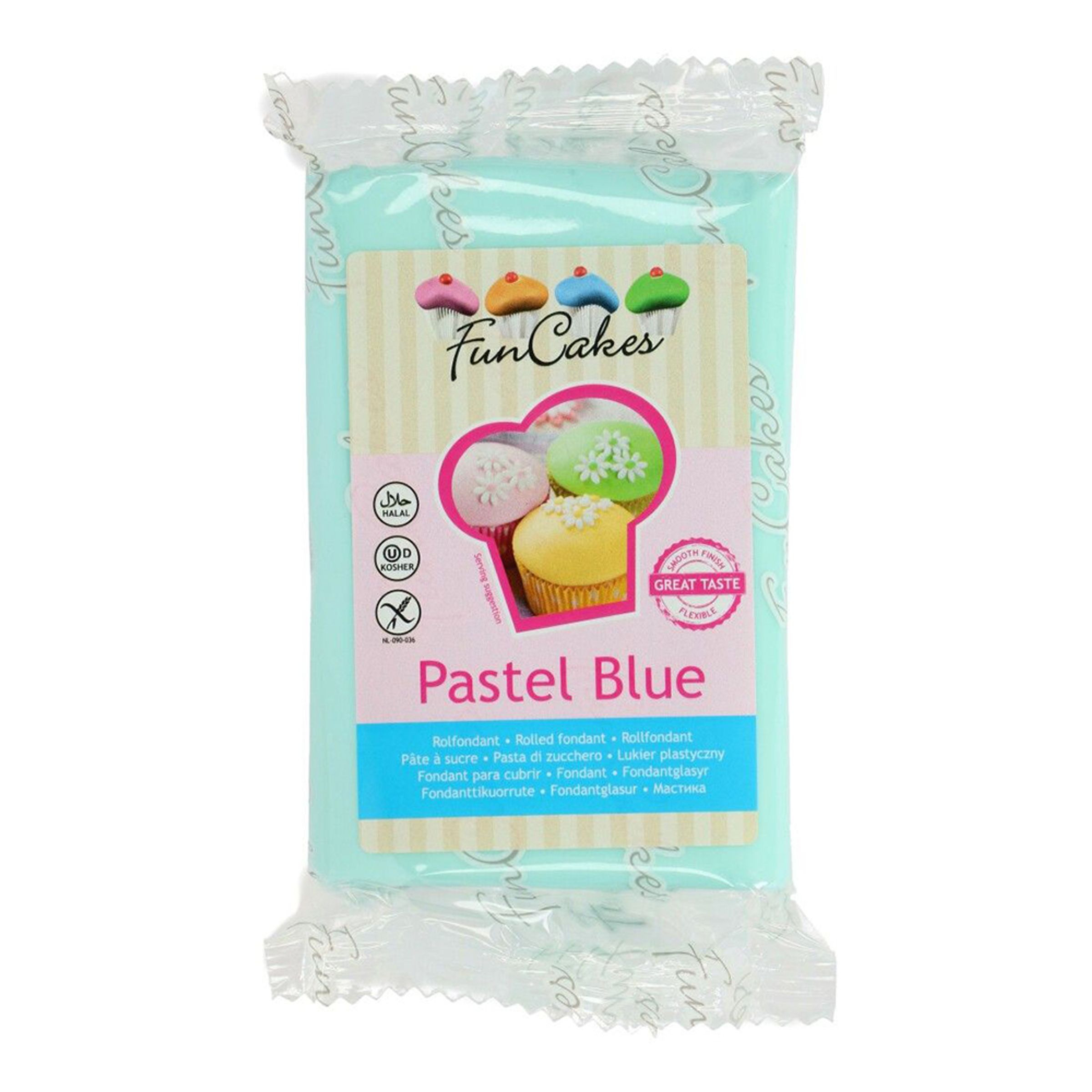 FunCakes Sockerpasta Pastell Blå - 250g