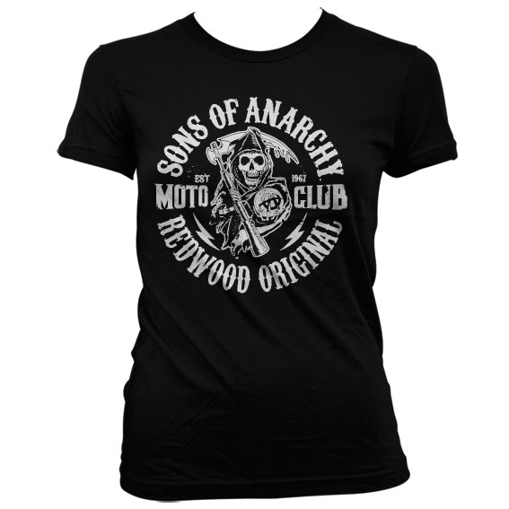 Sons Of Anarchy SOA Moto Club Girly T-Shirt
