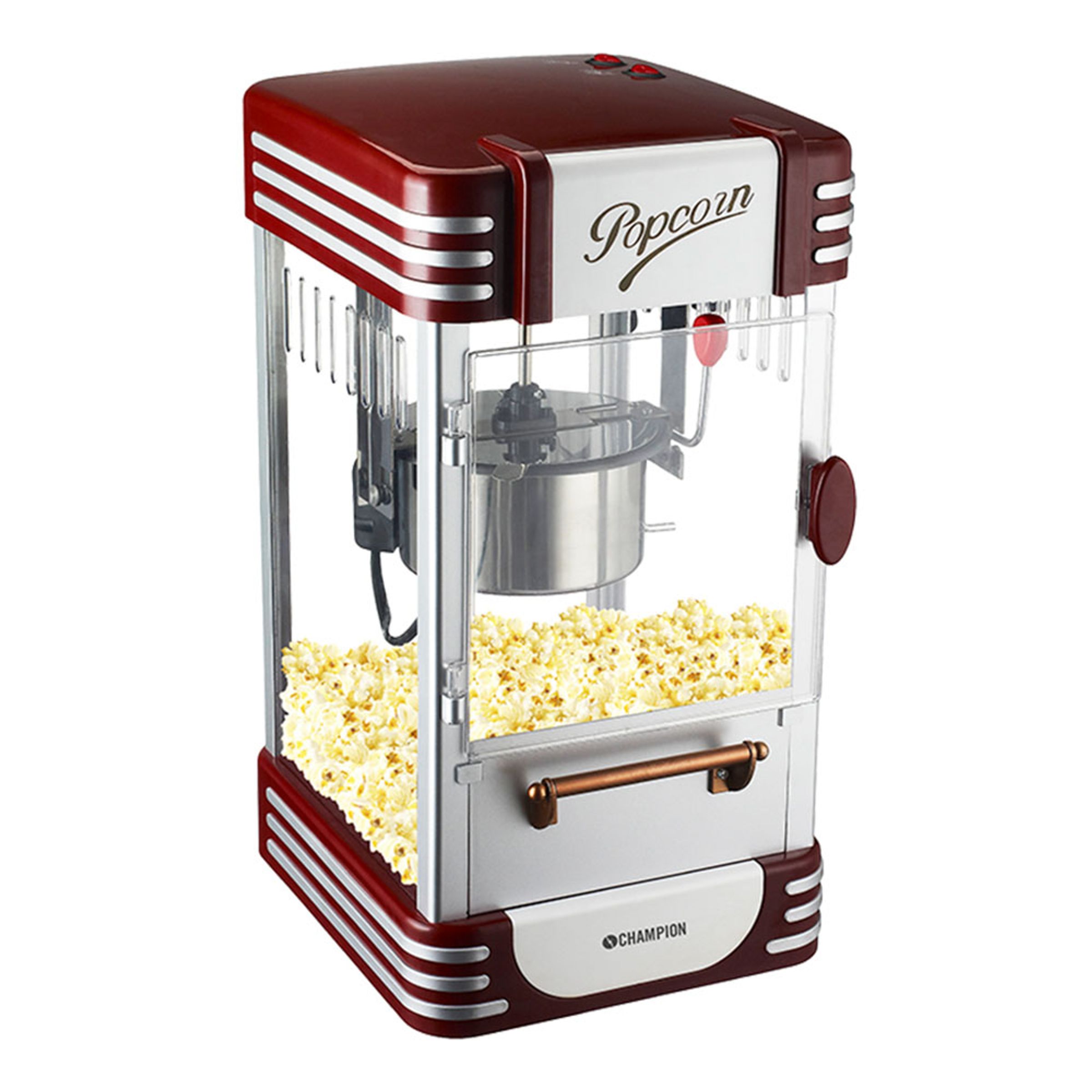 Champion Popcornmaskin Retro - Röd