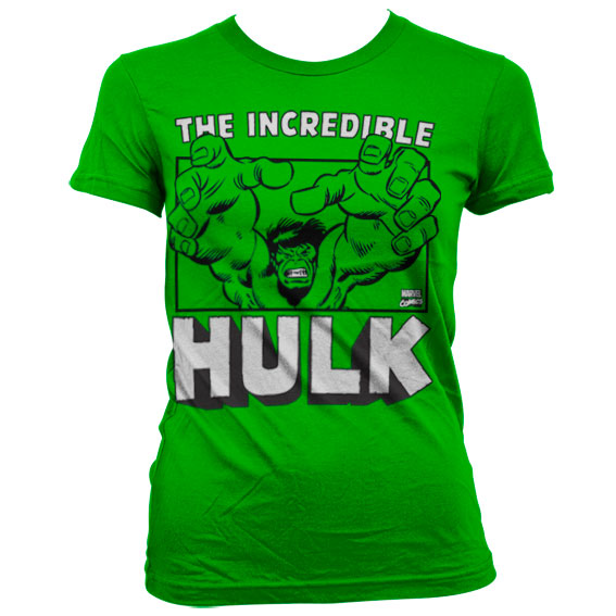 The Incredible Hulk Girly T-Shirt Grön
