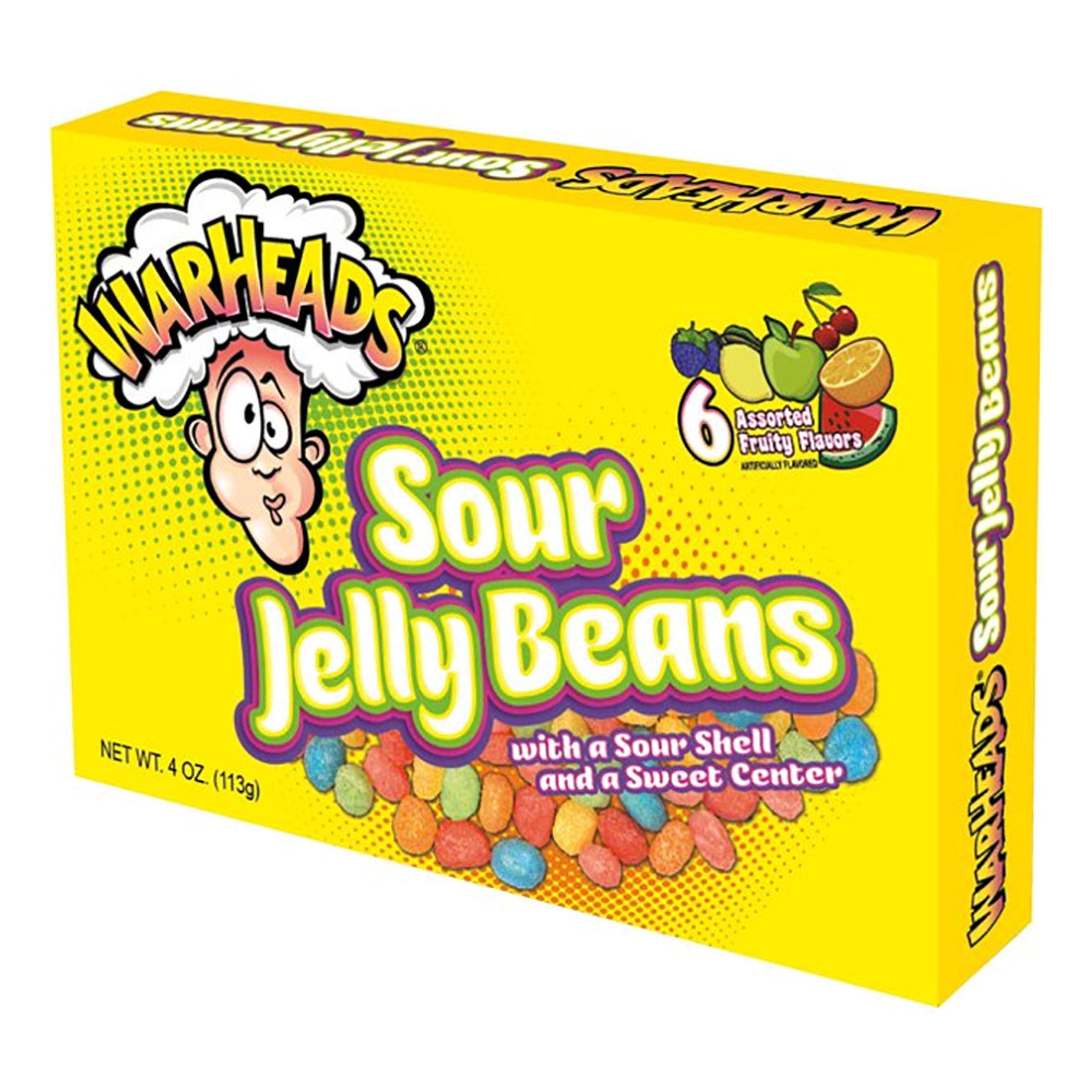 Warheads Sour Jelly Beans - 113 gram