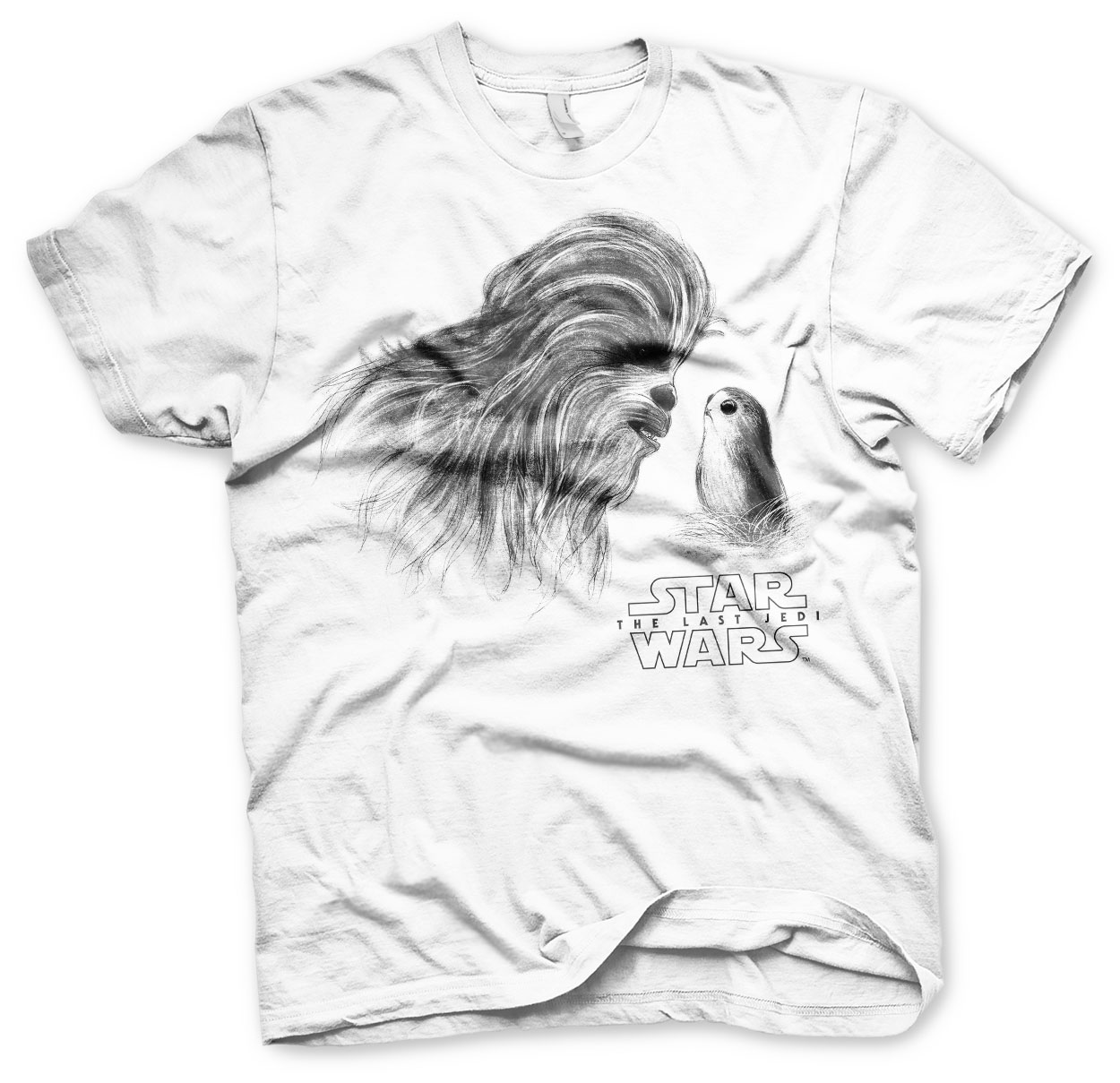 Star Wars Chewbacca & Porg T-shirt