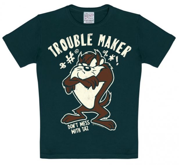 Looney Tunes Trouble Maker T-Shirt Barn Svart