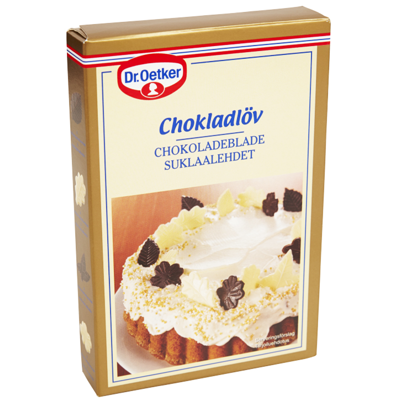 Bakdekoration Chokladlöv 45g - 66% rabatt