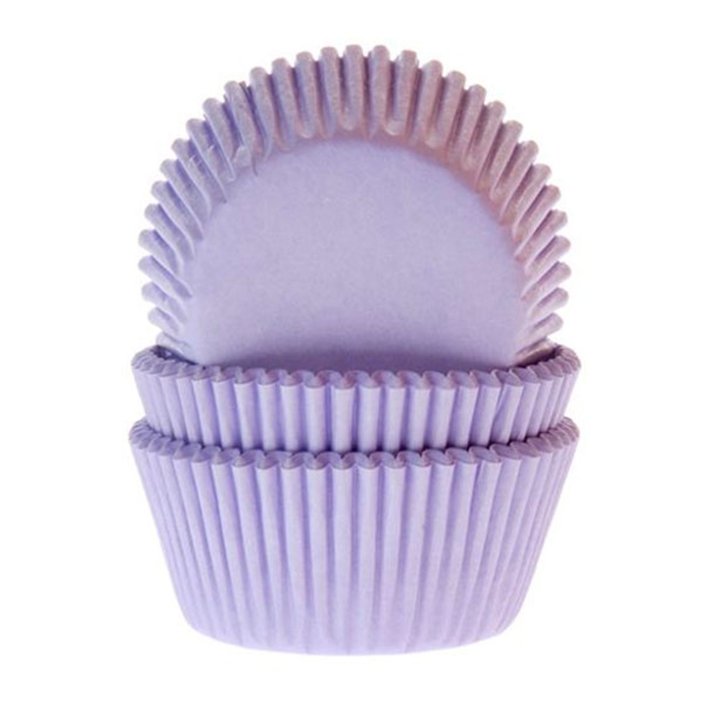 Muffinsformar Ljuslila - 50-pack