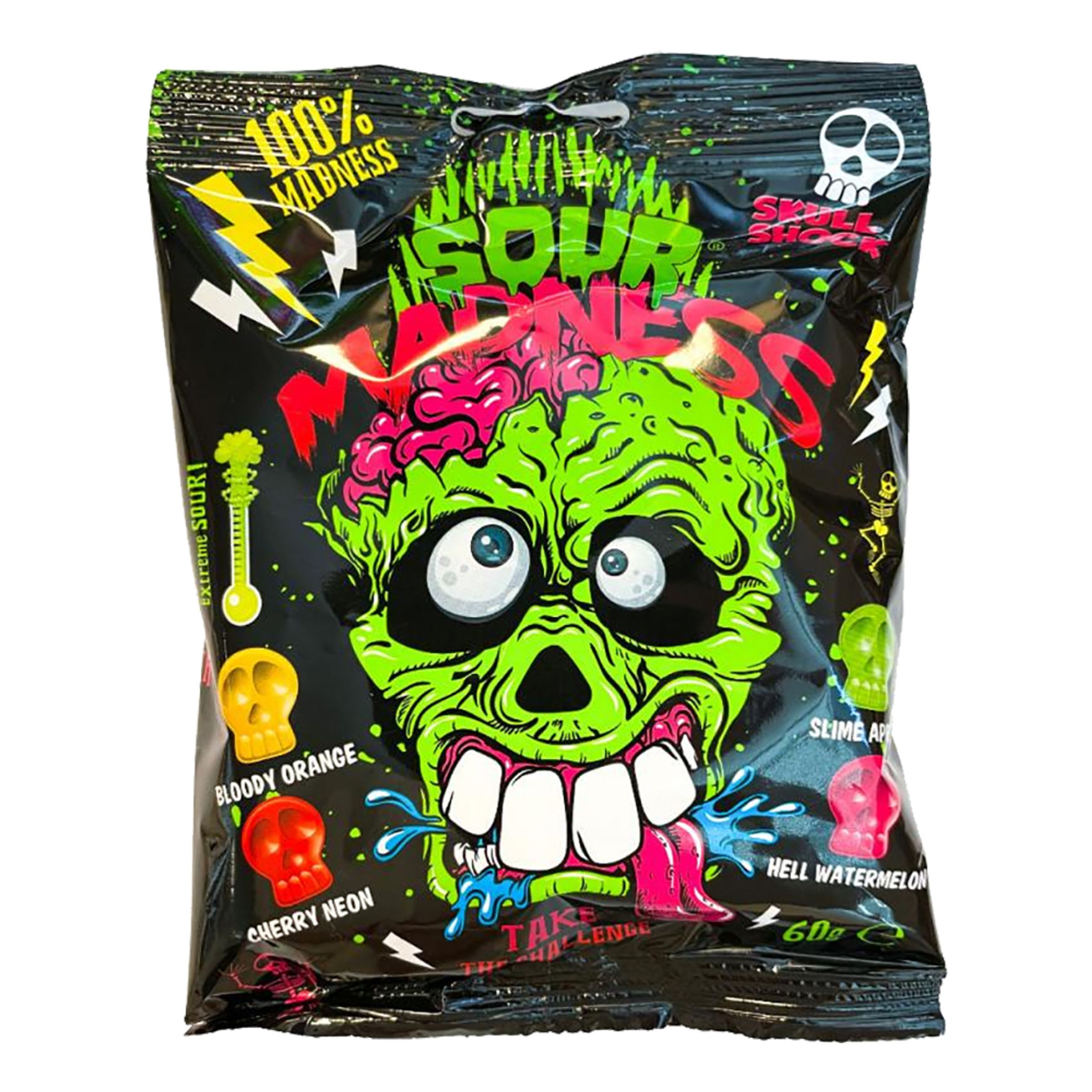 Sour Madness Godis - 60 gram