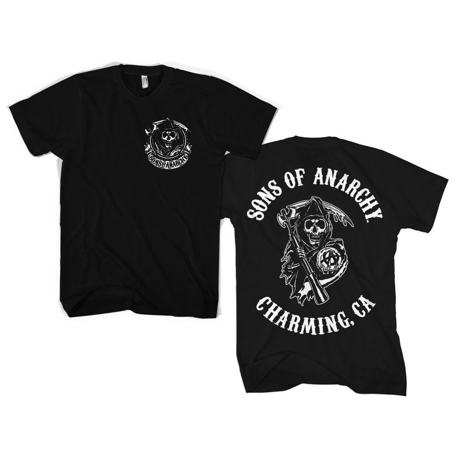 Sons Of Anarchy SOA Full CA Backprint T-Shirt