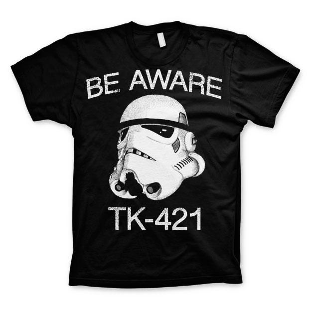 Star Wars Be Aware - TK-421 T-Shirt