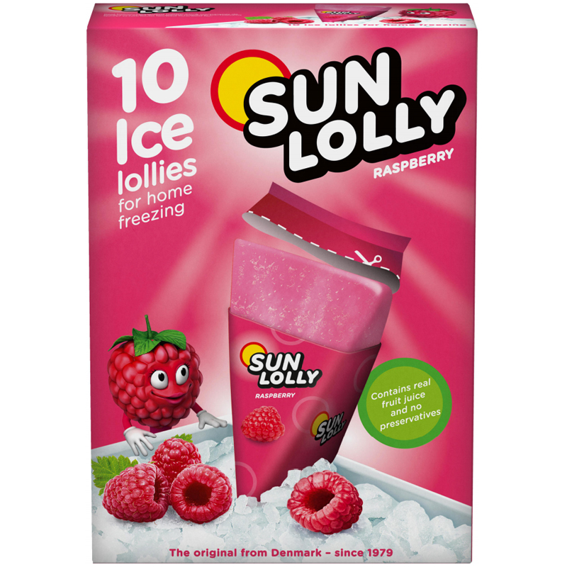 Isglass "Raspberry" 10 x 65g - 40% rabatt