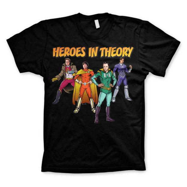 The Big Bang Theory - Heroes In Theory T-Shirt