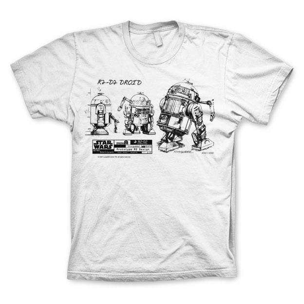 Star Wars R2-D2 Blueprint T-Shirt