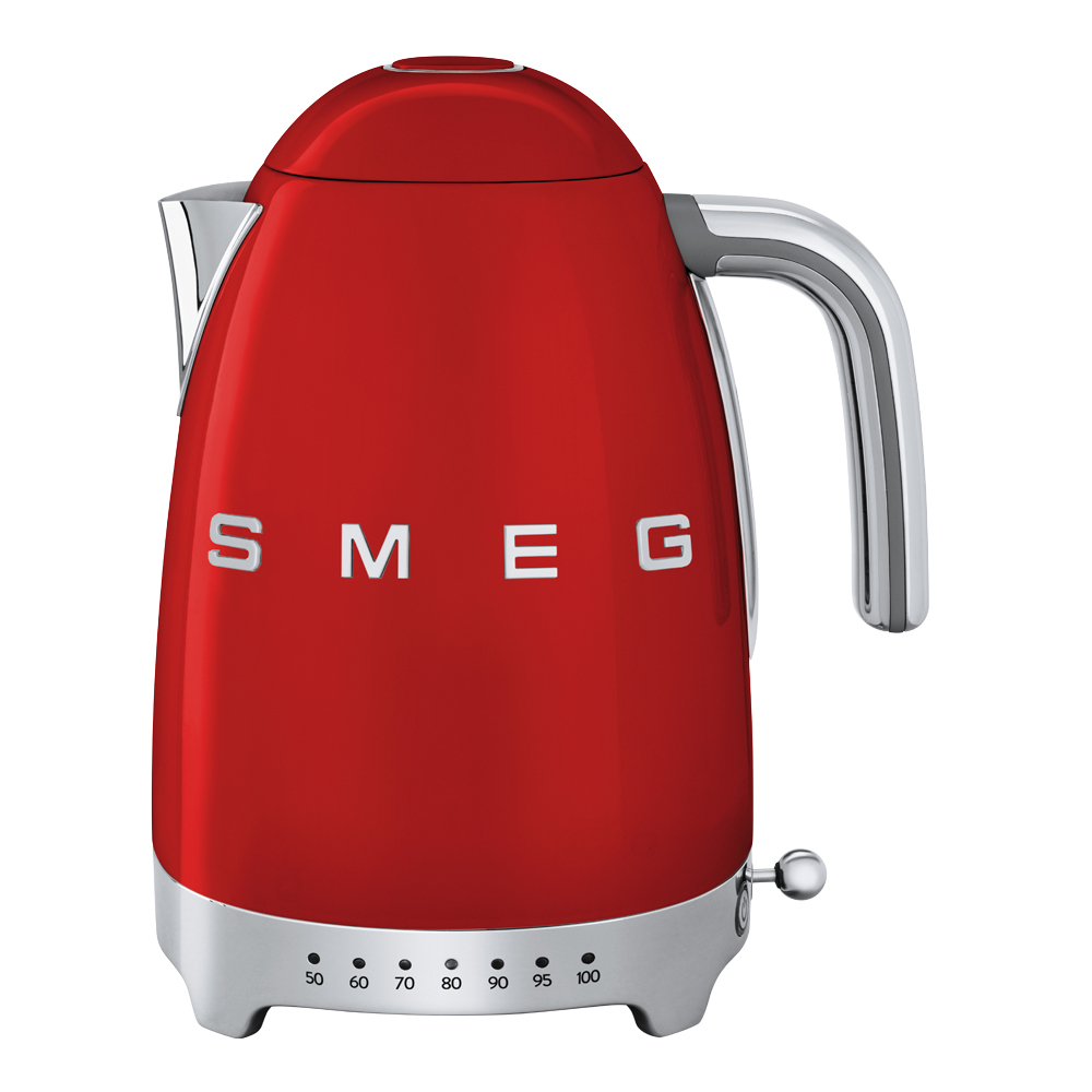 Smeg - 50's Style Vattenkokare variabel temperatur 1,7 L Röd