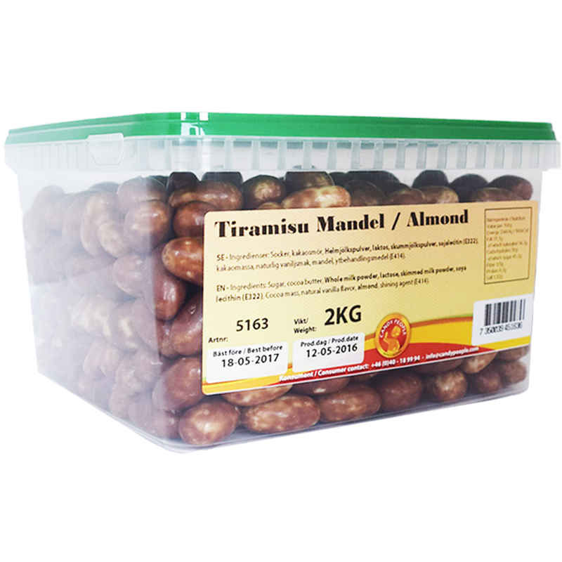 Hel Låda Mandelgodis 2kg - 85% rabatt