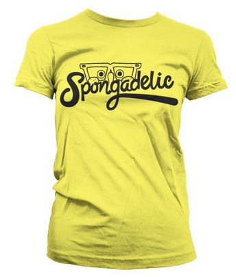 Spongadelic Dammodell T-Shirt