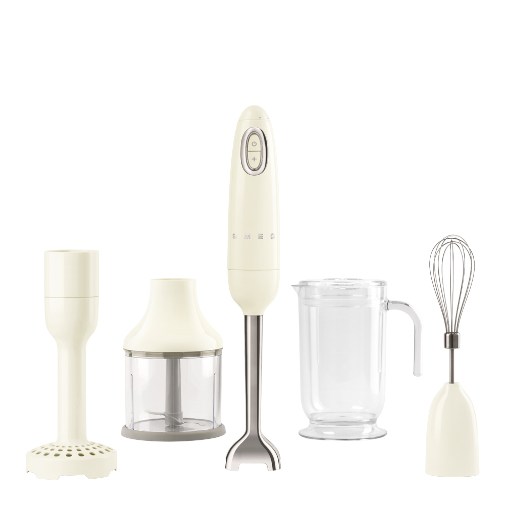 Smeg - Smeg 50's style Stavmixer + tillbehör Creme