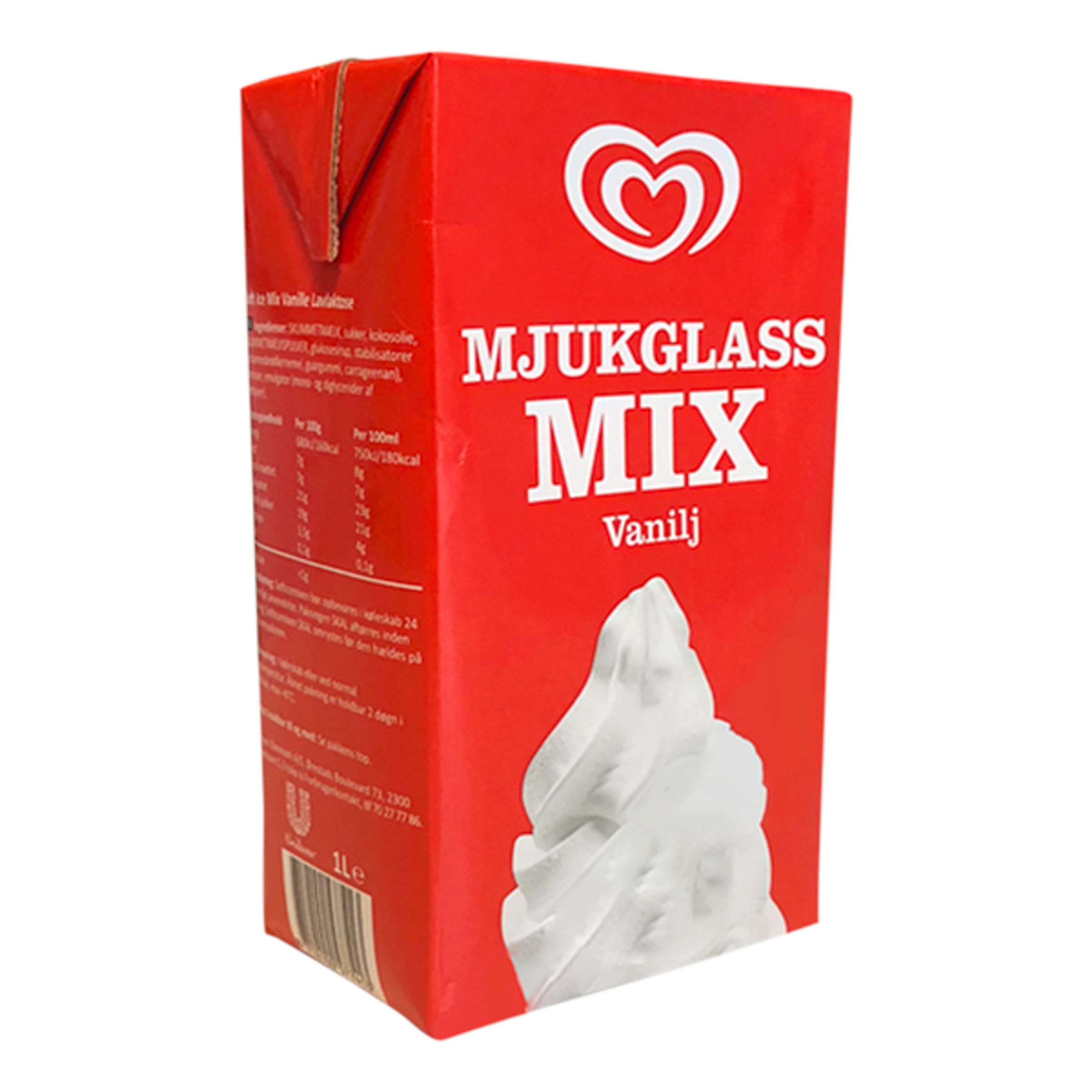 GB Mjukglassmix Vanilj - 1 liter