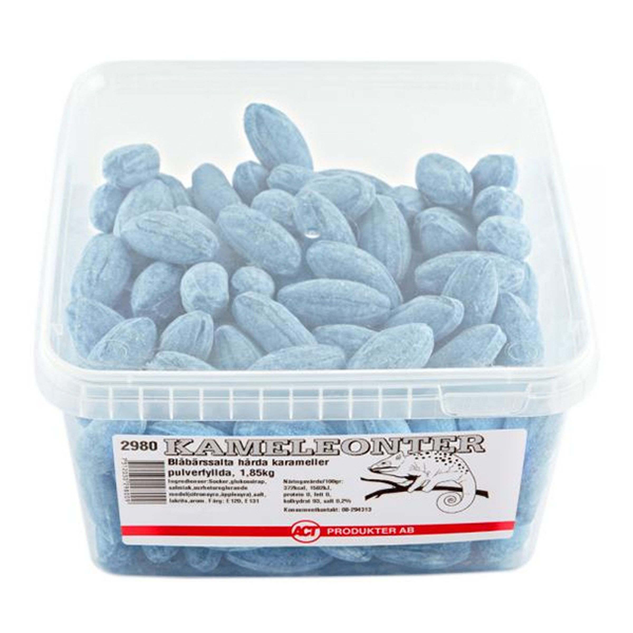 Kameleonter Blåbärssalta Storpack - 1,85 kg