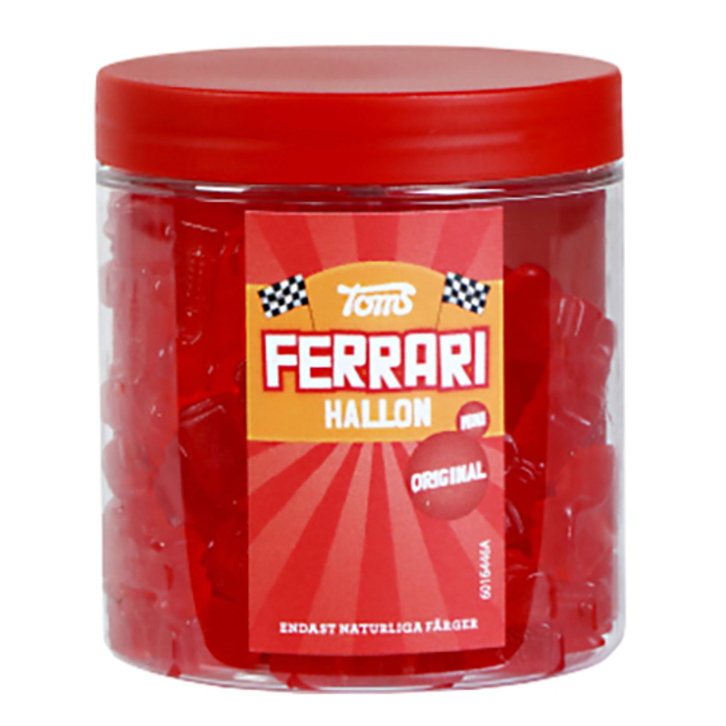 Toms Mini Ferrari Hallon i Burk