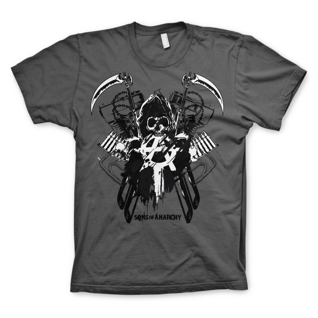 Sons Of Anarchy SOA Engine Reaper T-Shirt