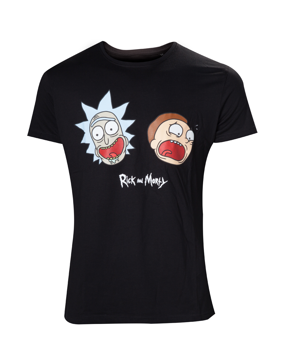 Rick And Morty T-shirt Crazy Faces
