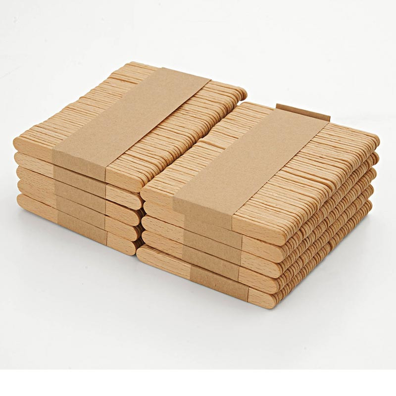 Glasspinnar i trä, 7 cm - 100 pack