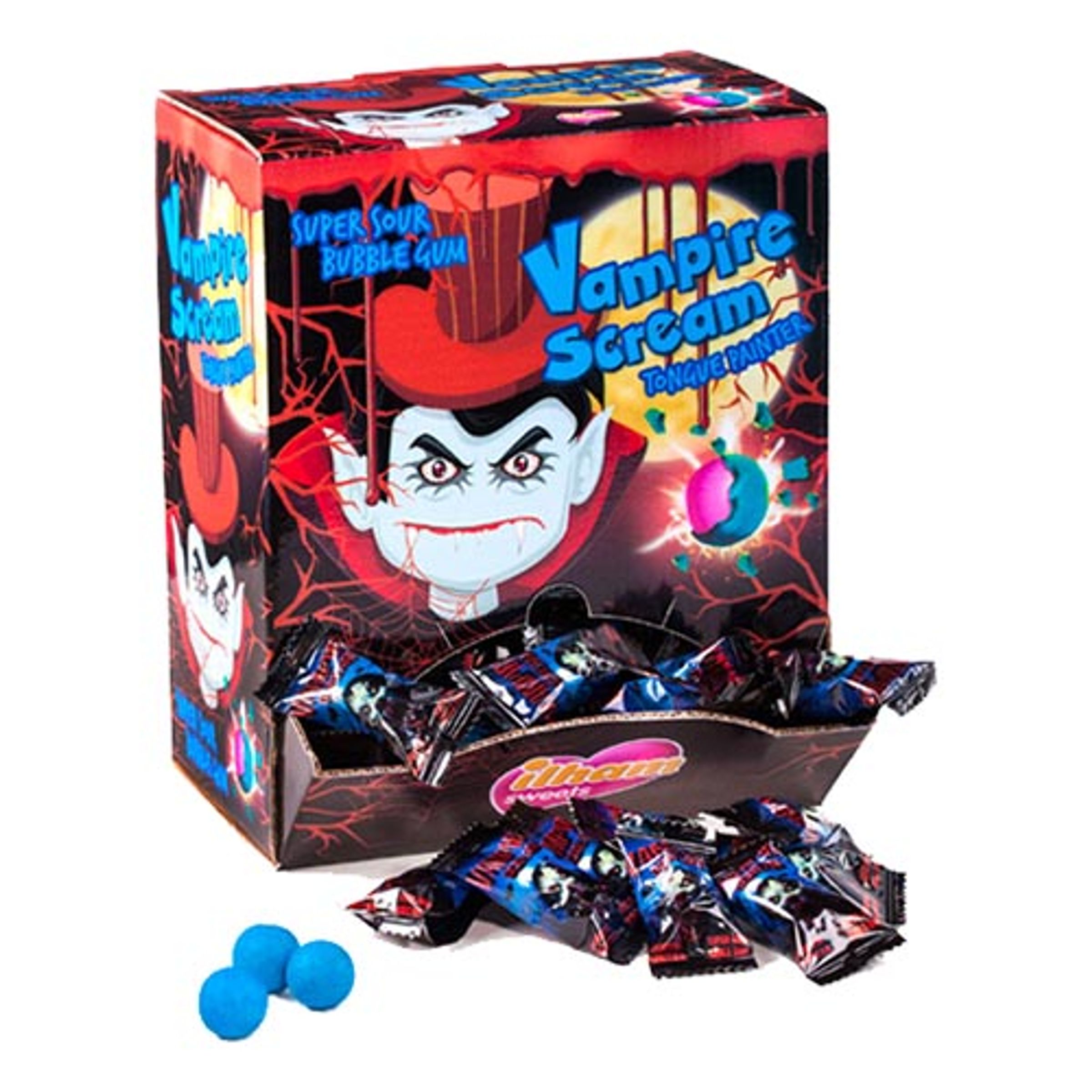 Vampire Scream Tuggummi Storpack - 200-pack