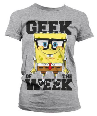 SvampBob Geek Of The Week Dam T-Shirt