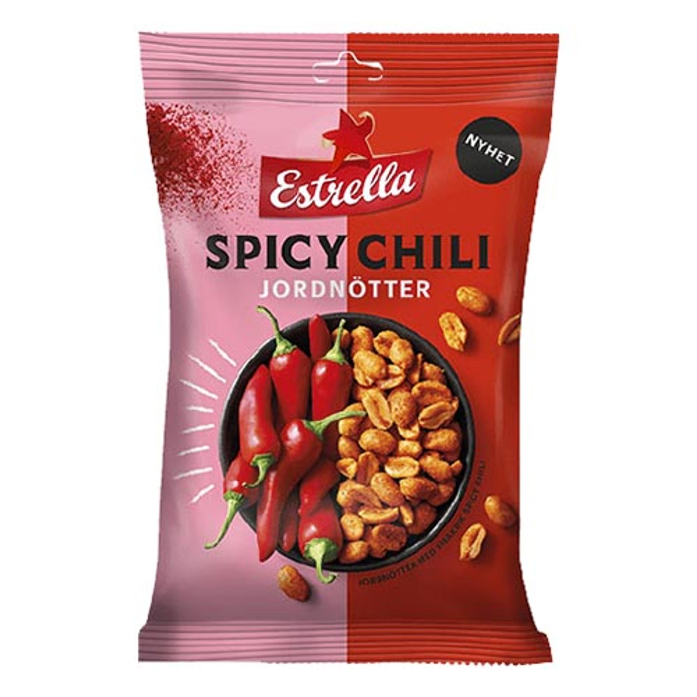 Estrella Spicy Chili Jordnötter - 180 gram