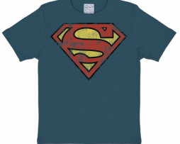 Superman Logo T-Shirt Barn Grå