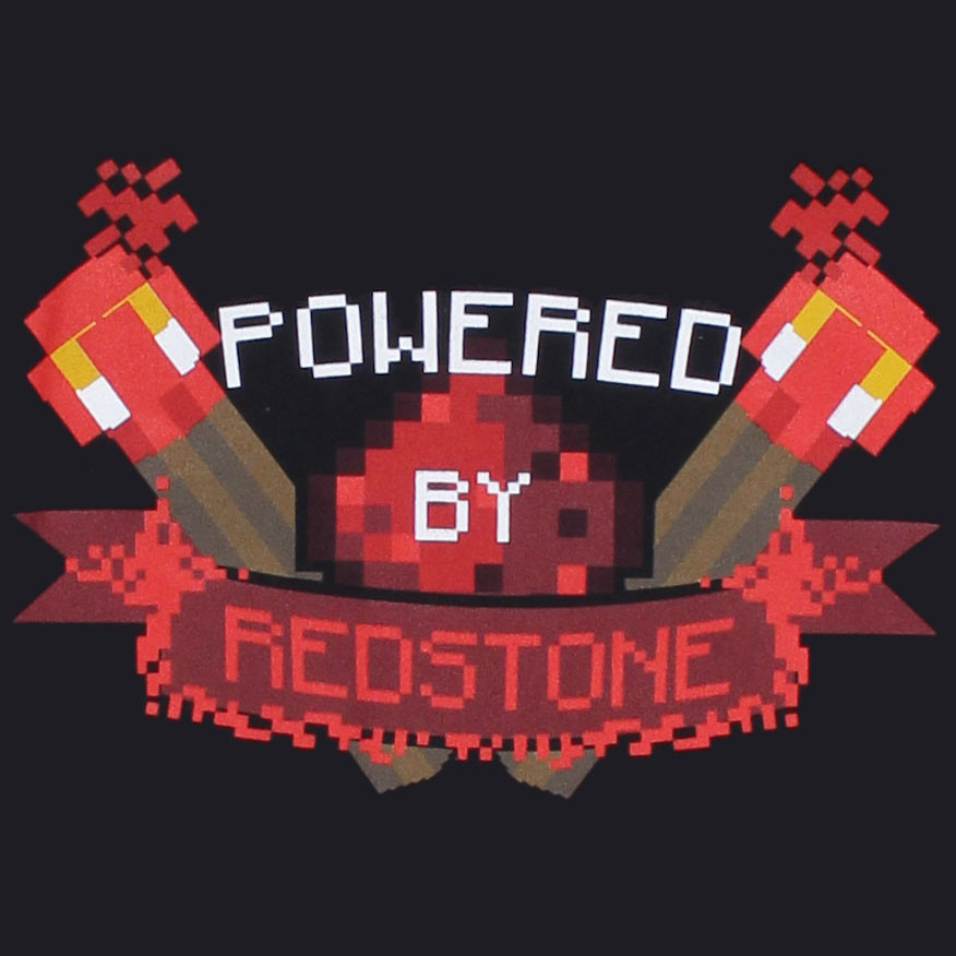 Minecraft Powered By Redstone T-Shirt