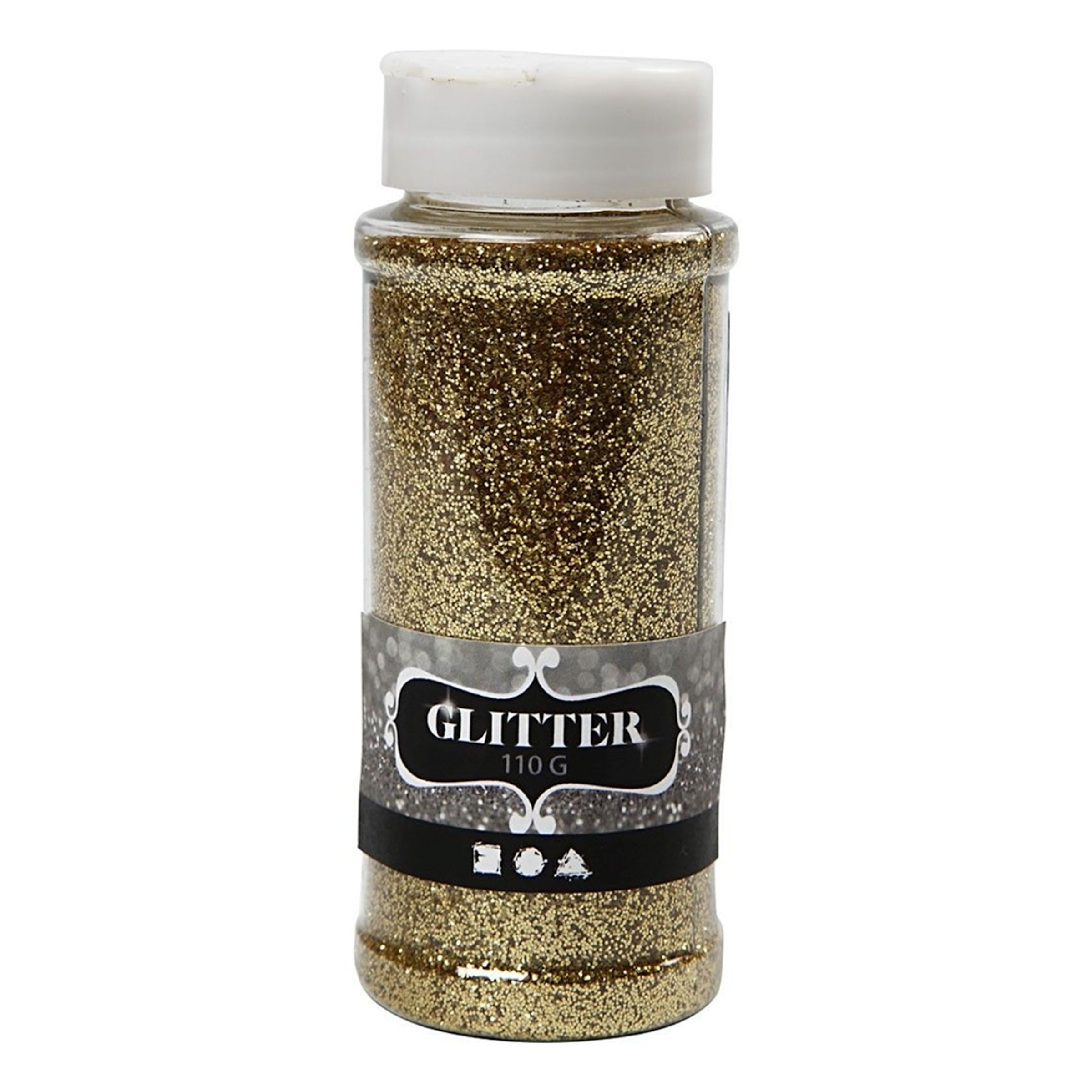 Glitter på Burk - Guld