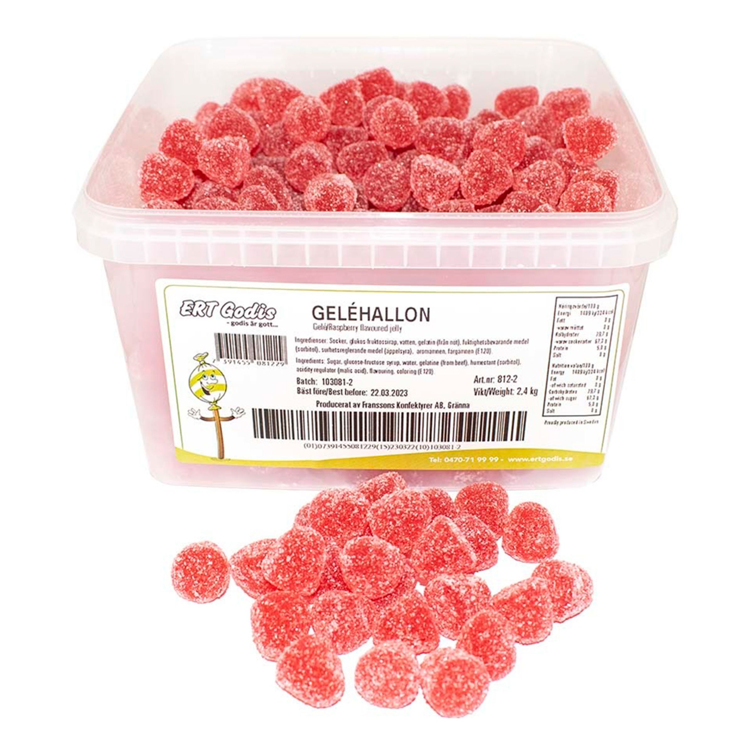 Geléhallon - 2,4 kg