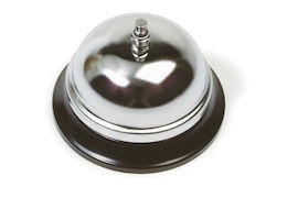 Exxent Ringklocka förkromad, Ø 8,5cm