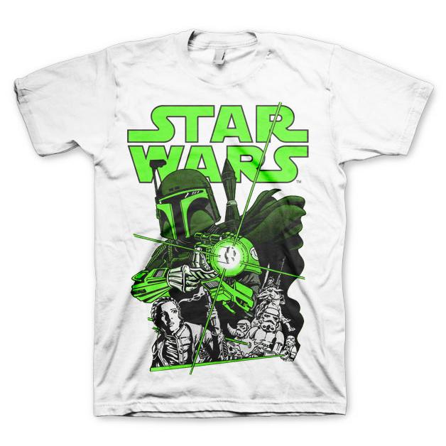 Vintage Boba Fett T-Shirt Vit