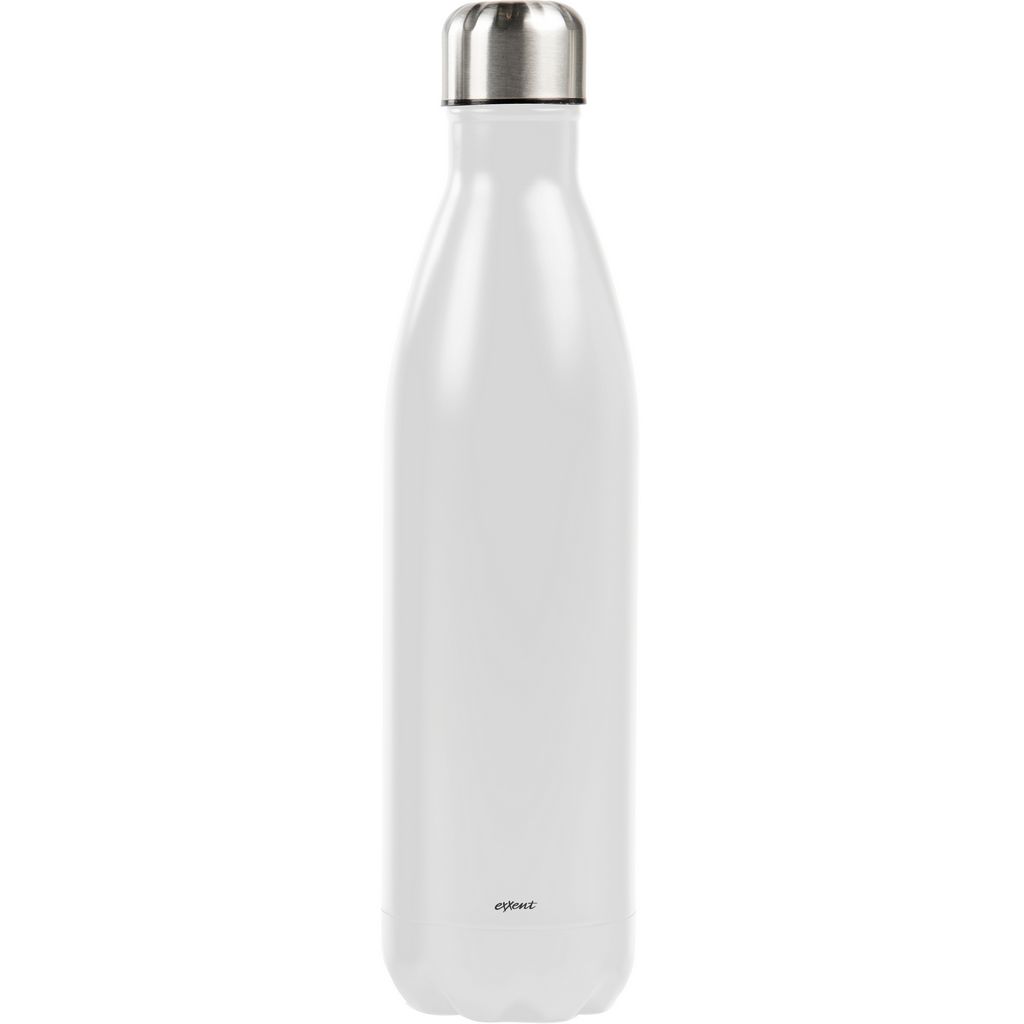 Exxent Ståltermosflaska 75 cl, Vit