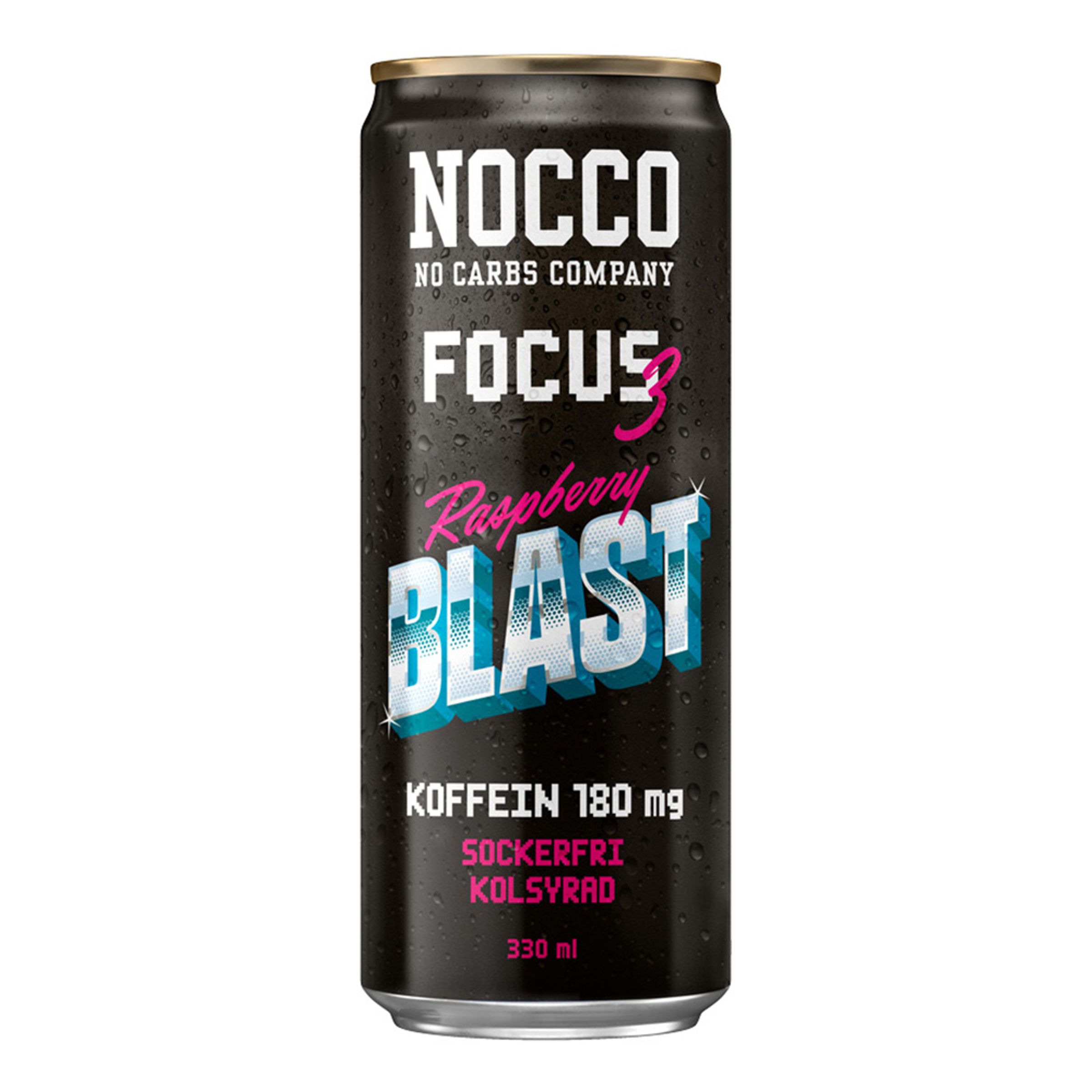 Nocco Focus 3 Raspberry Blast - 1-pack