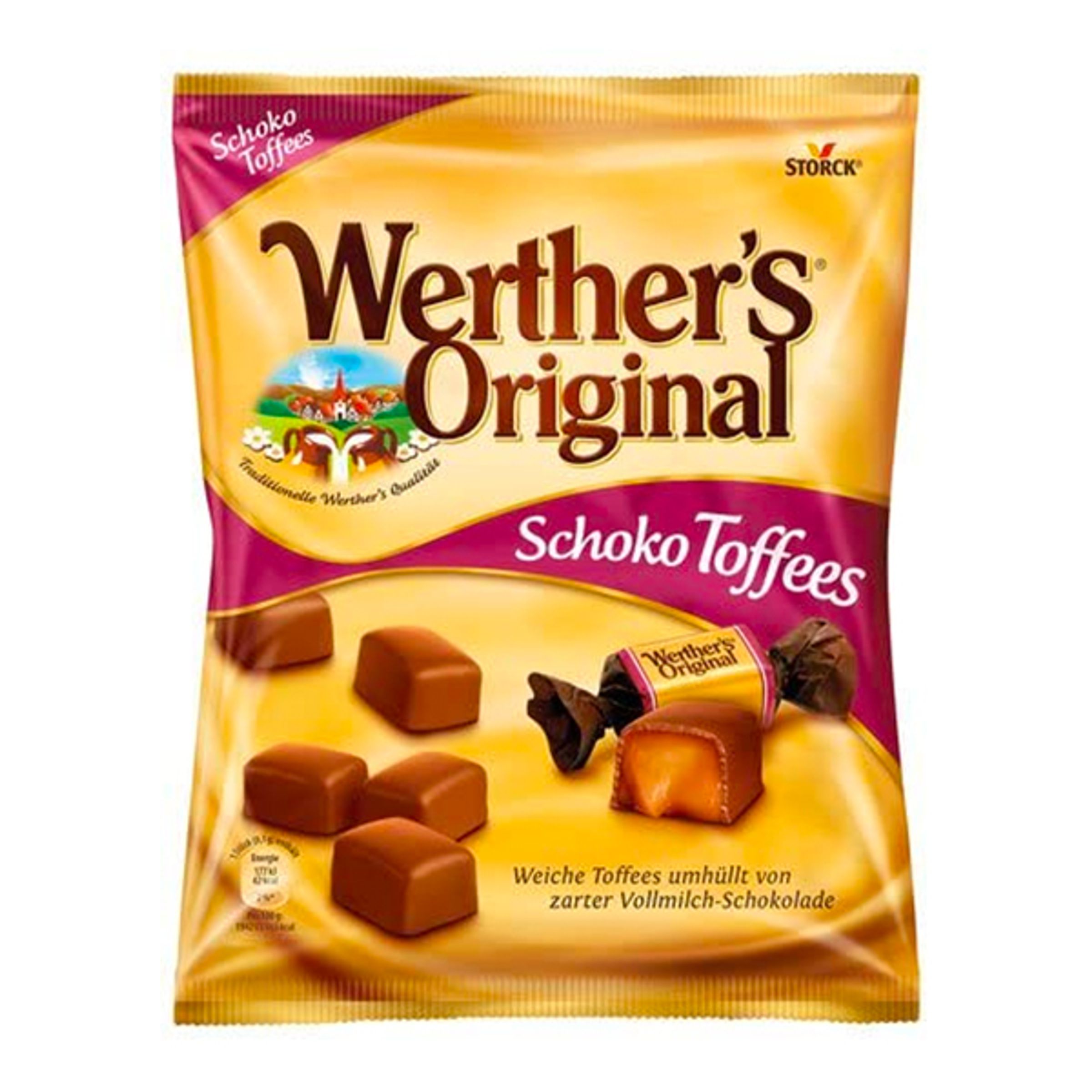 Werther's Original Soft Chocolate Toffees - 120 gram