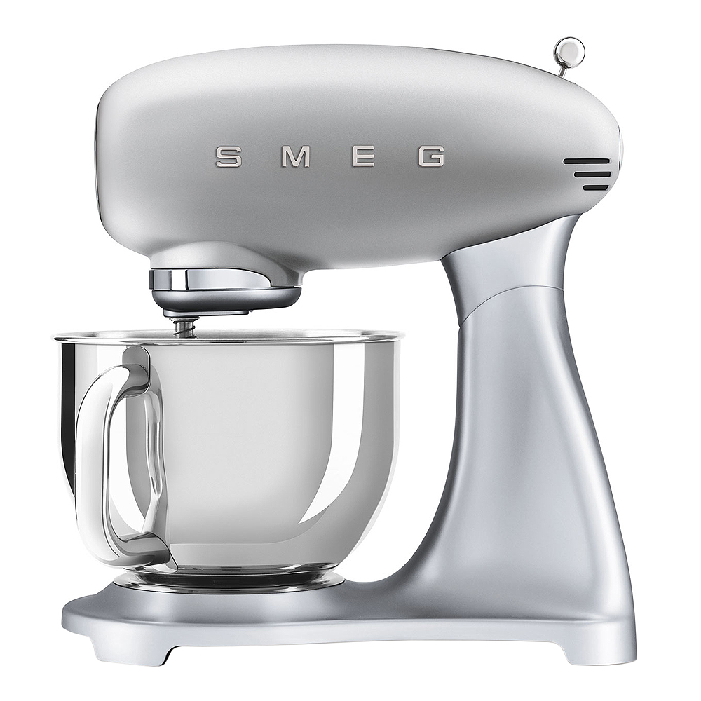 Smeg - 50's Style Köksmaskin SMF02 4,8 L Silvergrå