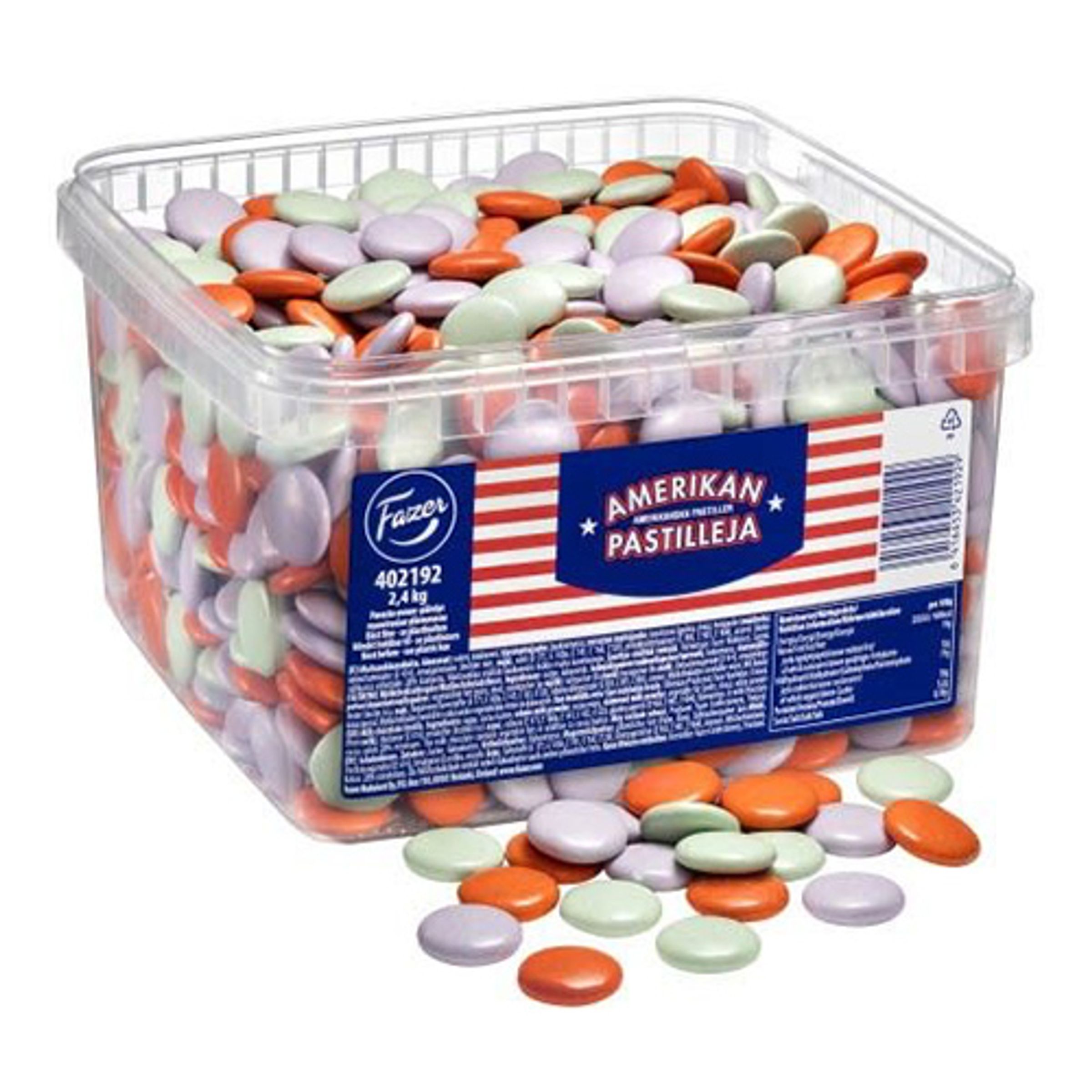 Amerikanska Pastiller - 2,4 kg