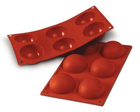 Silikonform Semisfär Kupol, - Ø7 cm - Silikomart