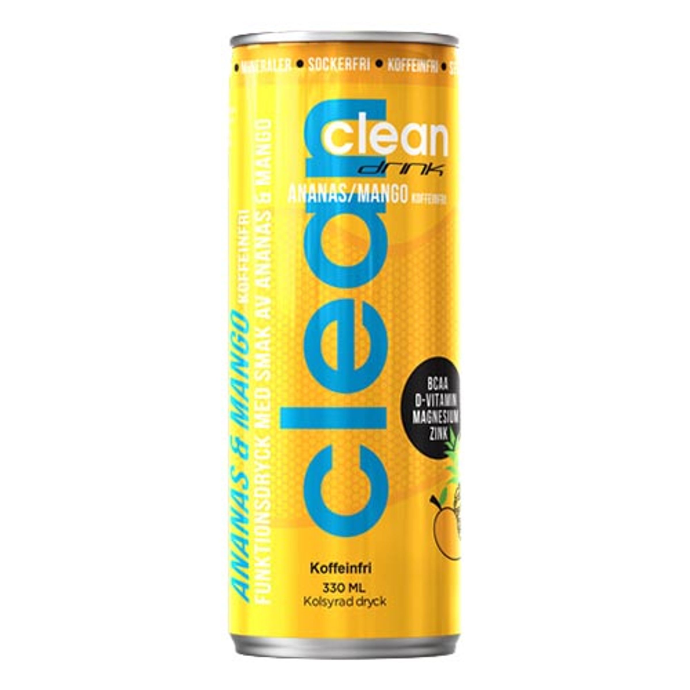 Cleandrink Ananas/Mango Koffeinfri - 1-pack